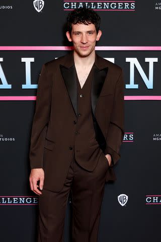 <p>Brendon Thorne/Getty</p> Josh O'Connor attends 'The Challengers' Sydney premiere.