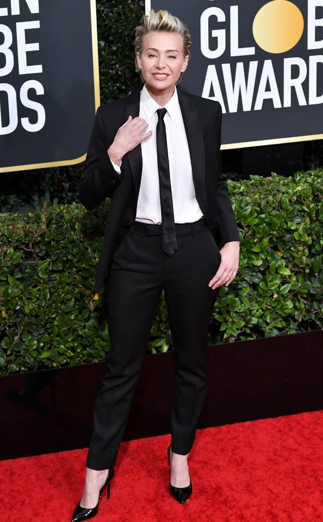 Portia de Rossi, 2020 Golden Globe Awards, Red Carpet Fashion