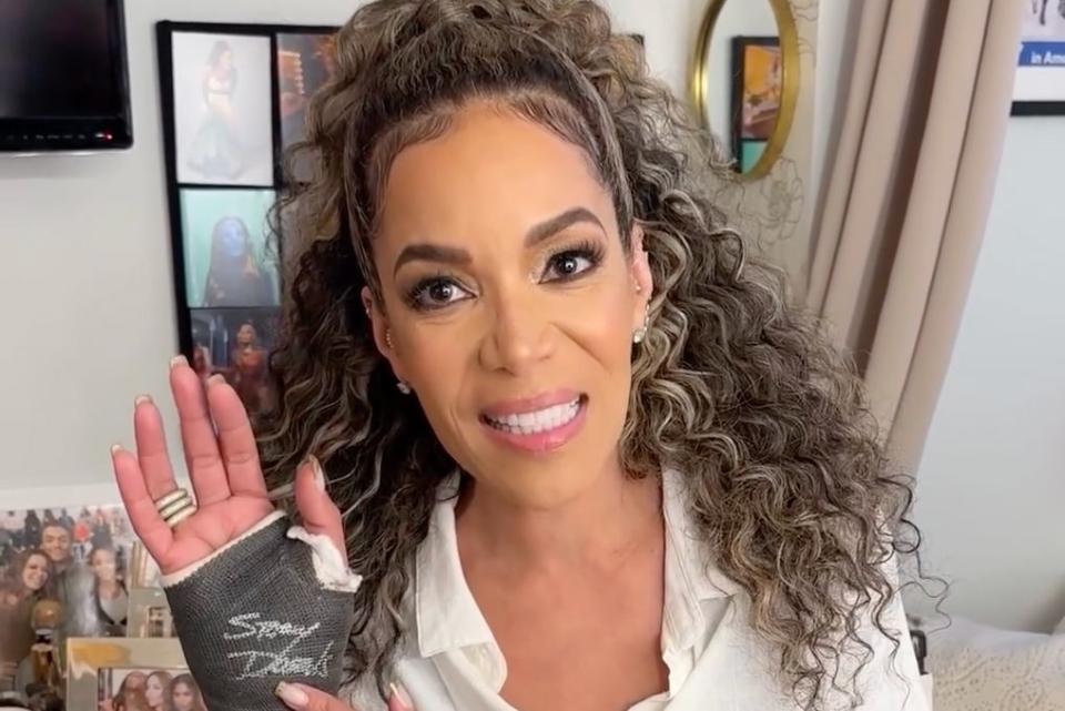 <p>The View/ Instagram</p> Sunny Hostin showing off her cast