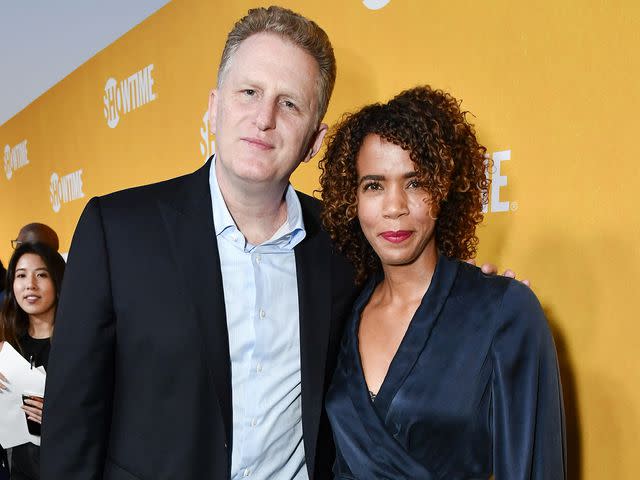 <p>Rob Latour/Variety/Penske Media/Getty</p> Michael Rapaport and Kebe Rapaport at the 'White Famous' TV show premiere on September 27, 2017.