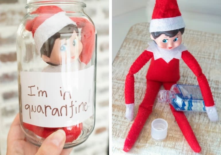 elf on the shelf quarantine 