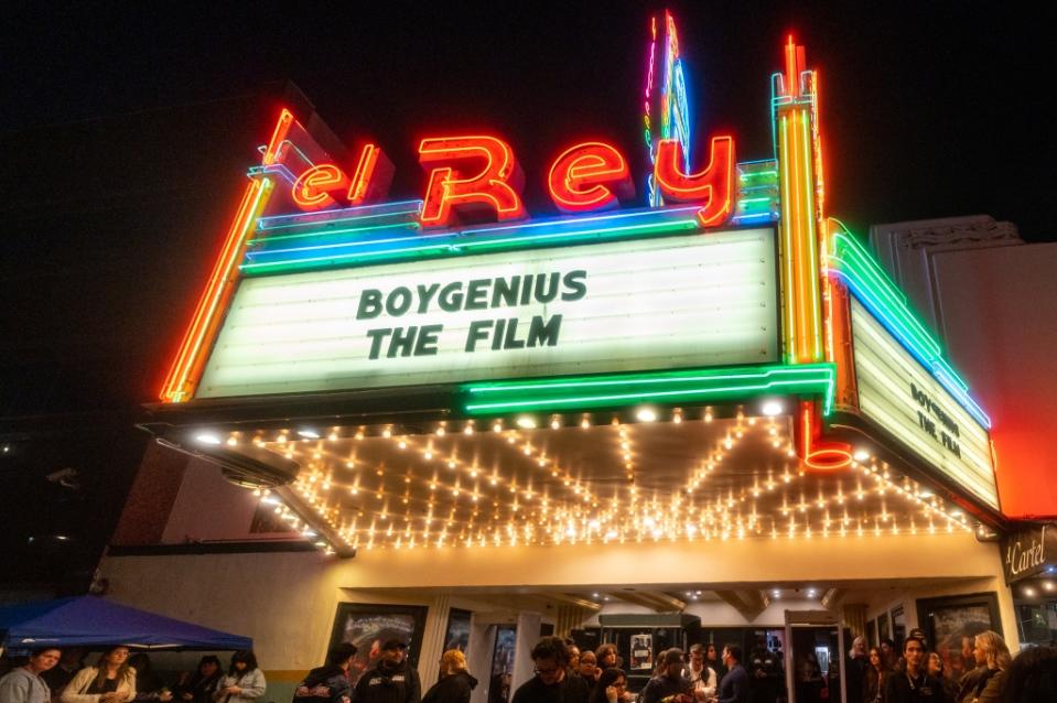 El Rey Theatre at boygenius 'the film' held at El Rey Theatre on March 30, 2023 in Los Angeles, California.