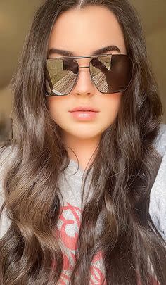 Oversized square sunnies