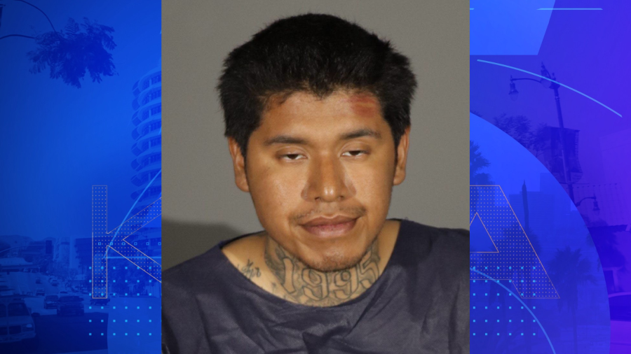Larry Ameyal Cedeno, 29, is shown in this mugshot provided by the Santa Monica Police Department. Cedeno was arrested by police in connection with an unprovoked attack of three people on May 19, 2024.