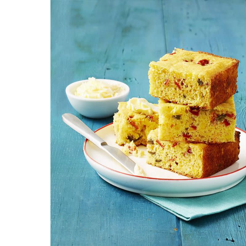 Spicy Cornbread with Chiles and Cheese