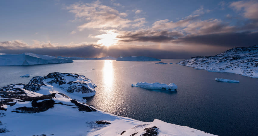 研究：北極暖化速度比地球其餘地區快4倍。（圖／達志／美聯社）