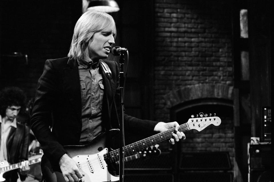 Performing with The Heartbreakers&nbsp;on "Saturday Night Live" on Nov. 10, 1979.