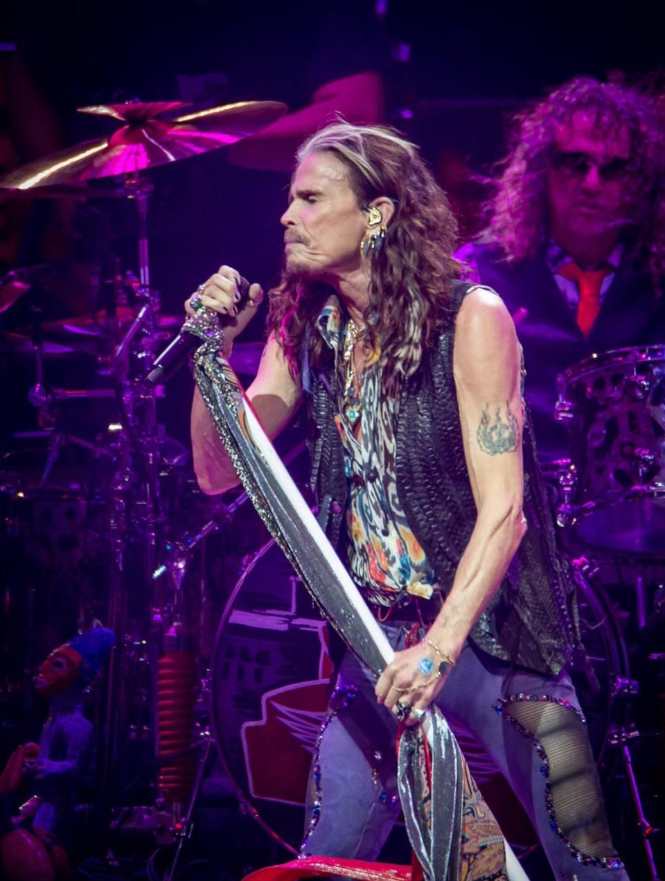 Aerosmith's Steven Tyler at PPG Paints Arena.