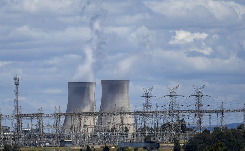 Bayswater Power Station a coal-powered thermal power station near Muswellbrook in the Hunter Valley, Australia, November 2021