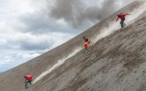 Sam Smoothy: what it's like to ash-ski on a live volcano 