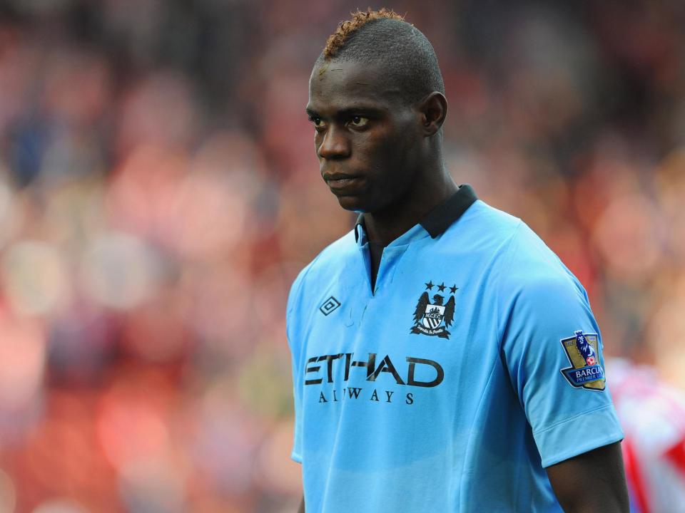 Balotelli eventually settled at City, despite interference from his agent (Getty)