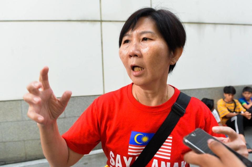 Lim Bee Yuen attends the Merdeka Day parade in Putrajaya August 31, 2023. ― Picture by Miera Zulyana