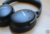 <p>With the latest installment in its popular QuietComfort lineup, Bose revisits some of its best headphones ever. The company introduced minimal changes to its recognizable design, focusing its attention on improving ANC performance and adding an ambient sound mode. Adjustable voice levels make the QC45 a solid option for calls and this new model is $30 cheaper than its predecessor.</p> 