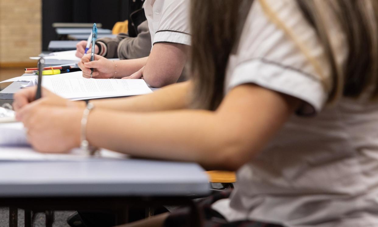 <span>Naplan is Australia’s largest nationwide standardised test, assessing students on their reading, numeracy, spelling, grammar and punctuation.</span><span>Photograph: Blake Sharp-Wiggins/The Guardian</span>