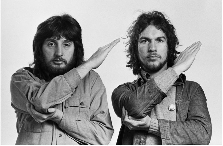 Storm Thorgerson (L) and Aubrey “Po” Powell - Credit: Hipgnosis