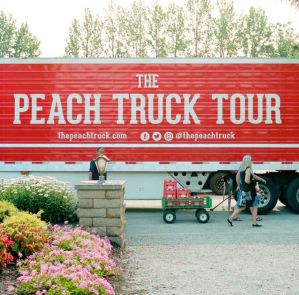 The Peach Truck is currently embarking on its tour spanning nearly 30 states.