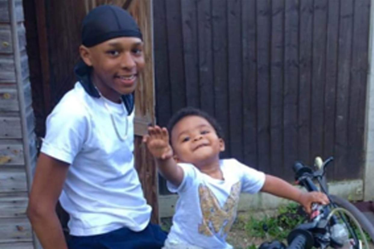 Levi Ernest-Morrison (left) who was stabbed to death in Sydenham, (PA)