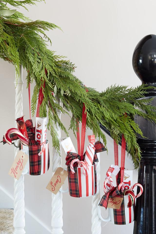 DIY Christmas Tree Wood Bead Garland - Dappled Skies and Diys