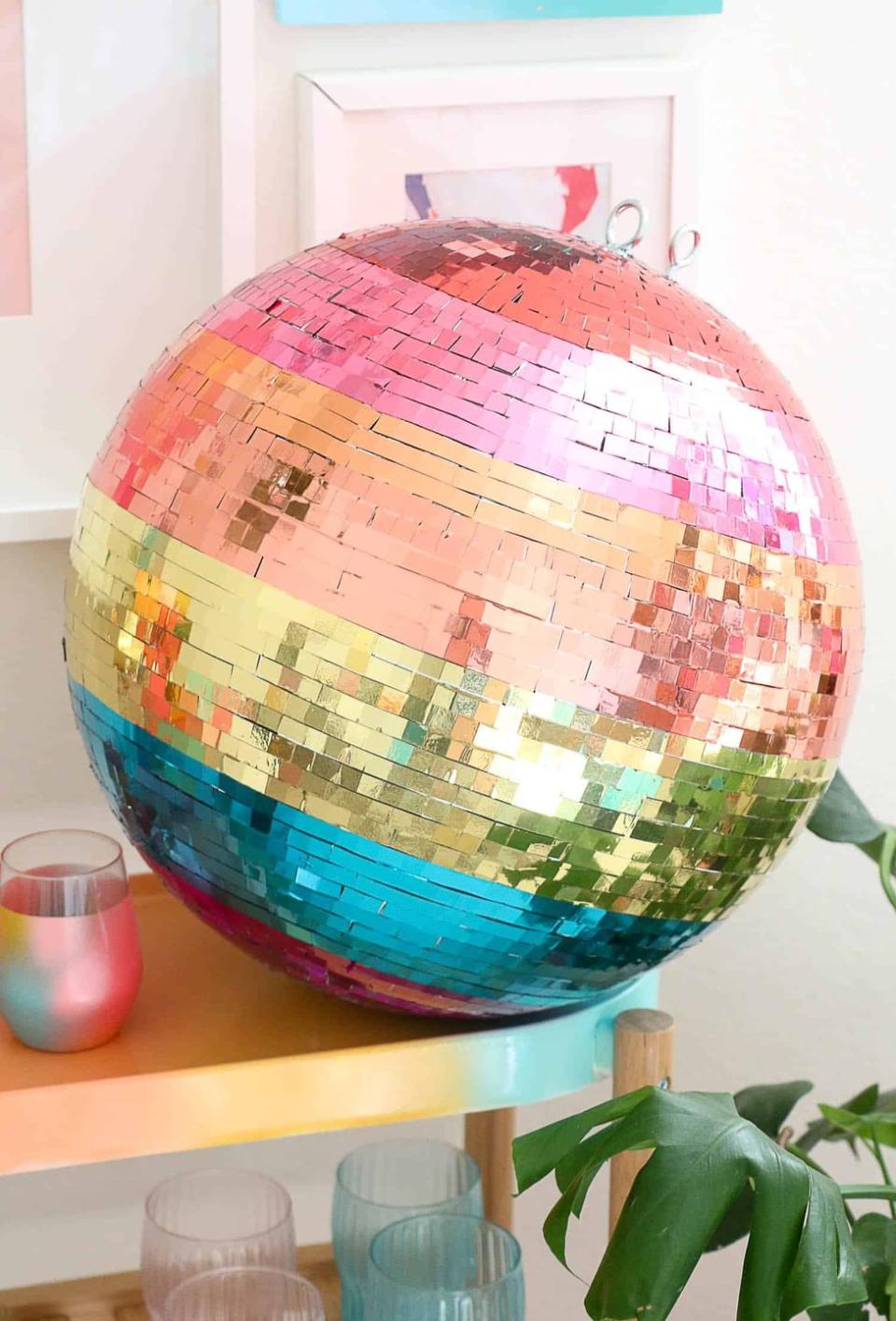 Rainbow Disco Ball