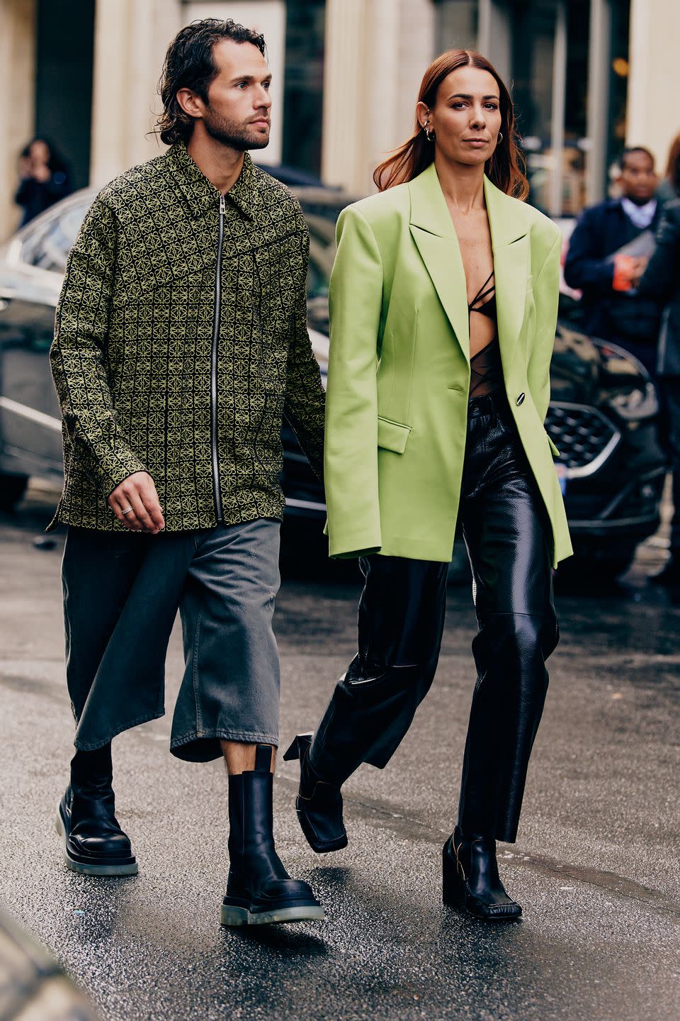 Doja, Naomi, Janet, Oh My! The Final Day of Paris Fashion Week Street Style