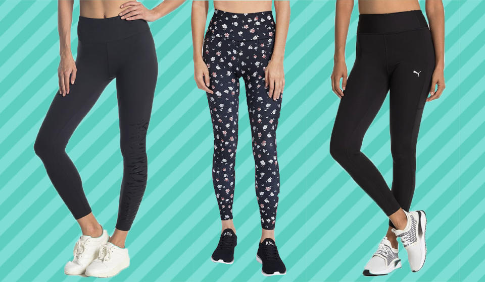 From prints to basic black leggings, you'll find a style you love on sale. (Photo: Nordstrom Rack)