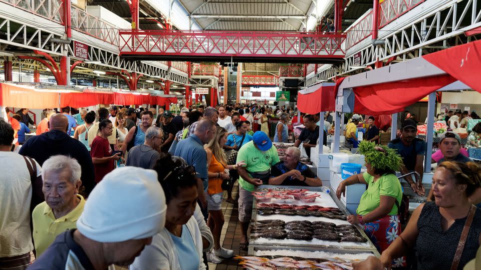 The Papeete Sunday Market offers local farm products, fish and meat, handicrafts and souvenirs. - Sylvain Lefevre/Getty Images