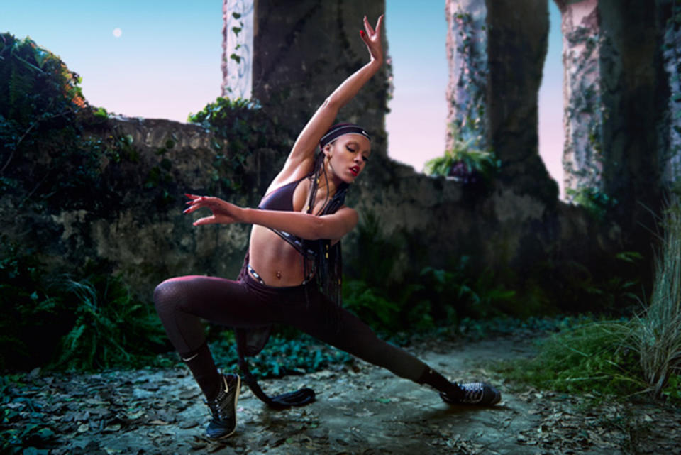 Nike x FKA Twigs NikeWomen’s Spring Zonal Strength Tights campaign