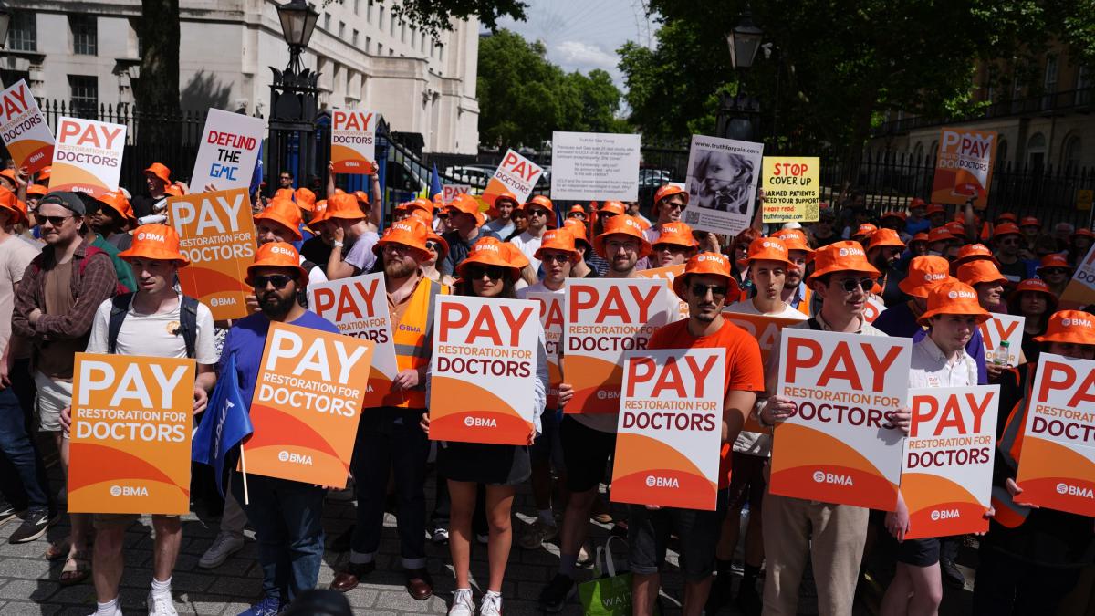 Impact of junior doctors’ strike emerges as doctors await call from Labour