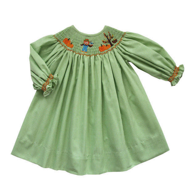 Thanksgiving Hand Smocked Dress