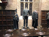 <b>Harry Potter Studio Tour</b><br><br> Harry Potter's Gryffindor clothes. <br><br>[Related feature: <a href="http://uk.movies.yahoo.com/harry-potter-studio-tour-review.html" data-ylk="slk:Harry Potter Studio Tour review;elm:context_link;itc:0;sec:content-canvas;outcm:mb_qualified_link;_E:mb_qualified_link;ct:story;" class="link  yahoo-link">Harry Potter Studio Tour review</a>]