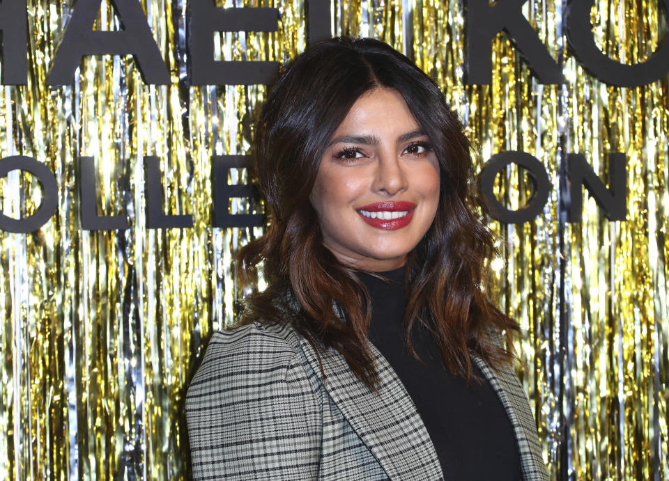 Priyanka Chopra Jonas at a Michael Kors fashion show in 2019. - Credit: zz/John Nacion/STAR MAX/IPx