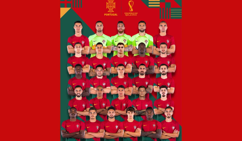 Mosaico Portugal. Foto: cuenta oficial de FIFA.