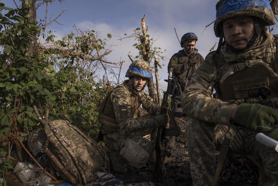 Symbolbild: Ukrainische Soldaten in der Region Donezk. 