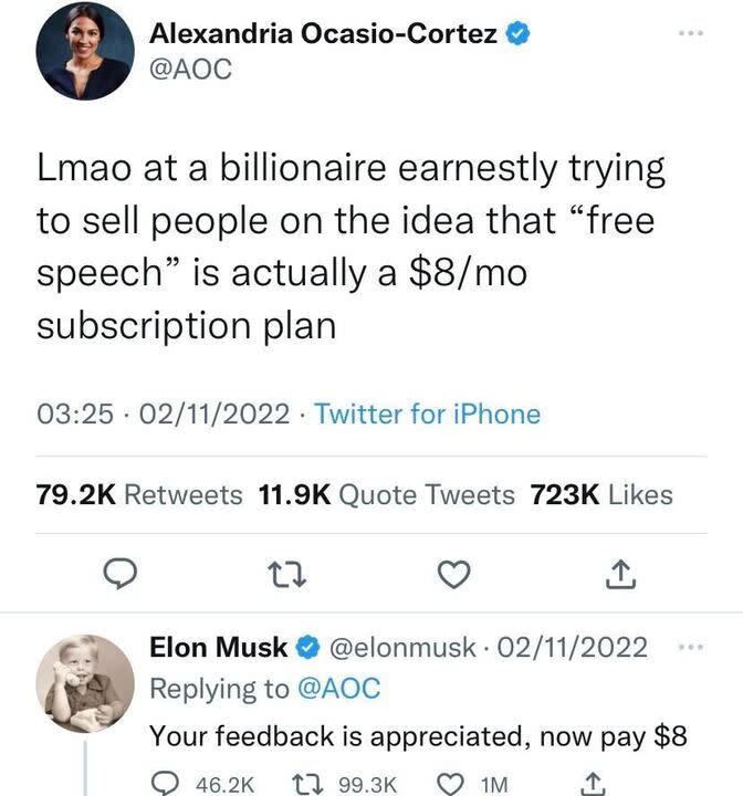 AOC Tweet