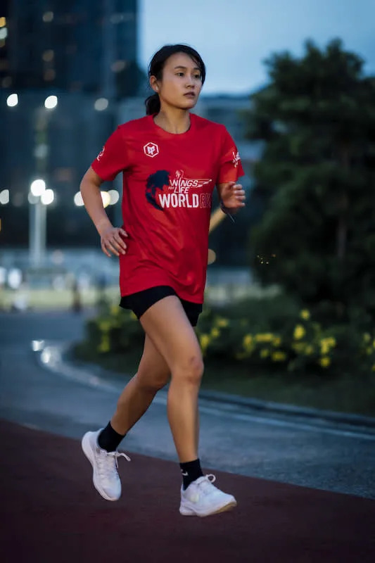 長跑好手黃芷銦傷癒復出參加Wings for Life World Run App Run香港站。