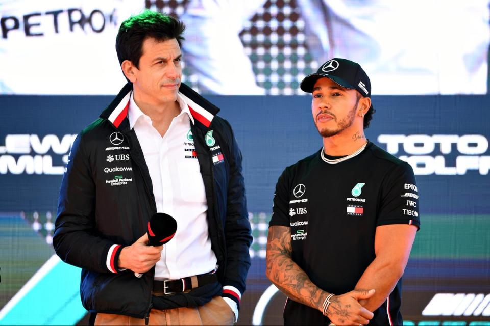 Toto Wolff will see Lewis Hamilton leave Mercedes at the end of the 2024 season  (Getty Images)