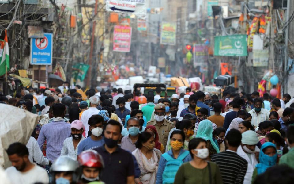 Densely-populated India has struggled to contain the world's second-largest Covid-19 epidemic - Anushree Fadnavis/Reuters