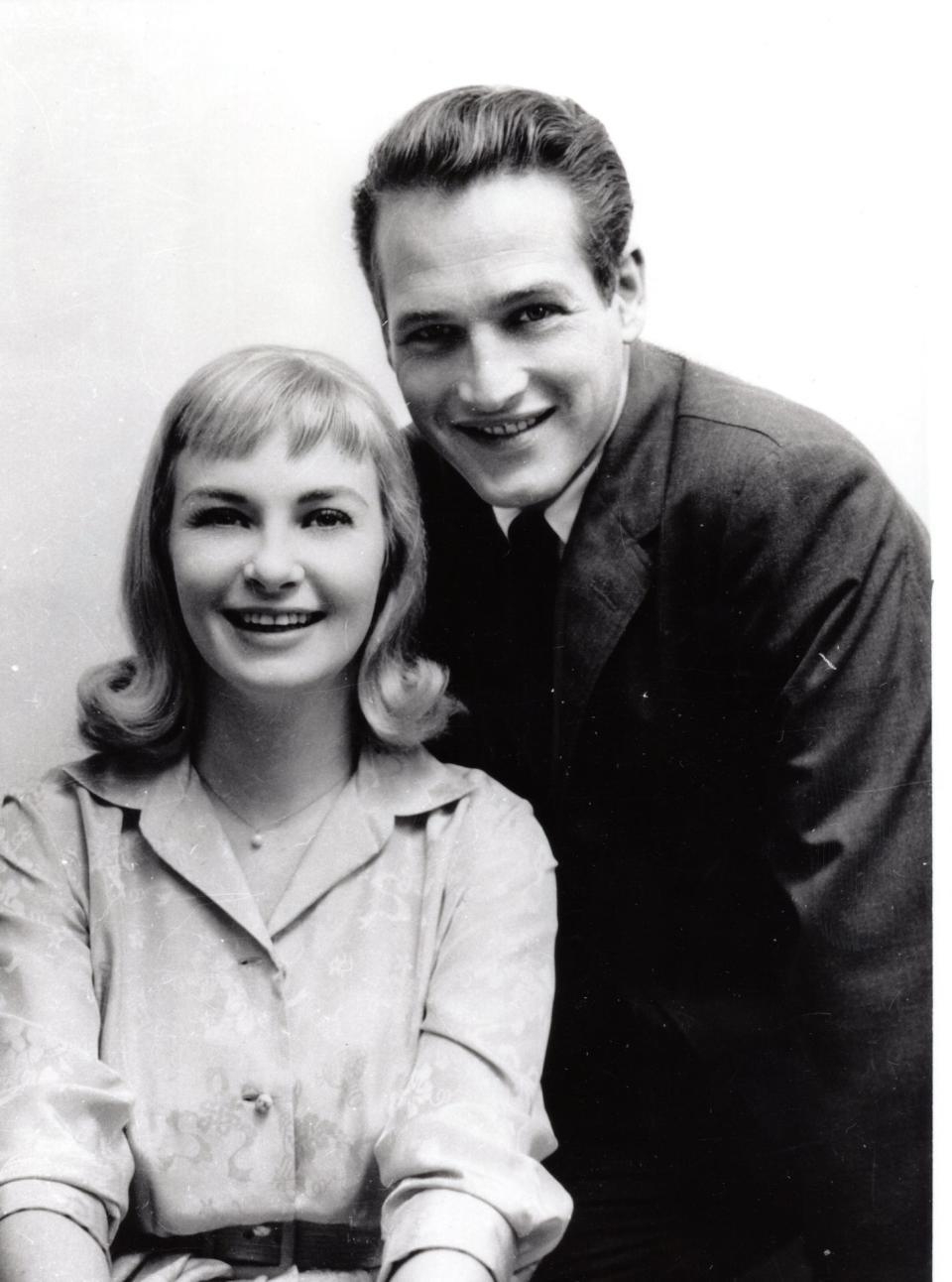 Early photo of Joanne Woodward and Paul Newman, who are profiled in the new HBO Max docuseries "The Last Movie Stars."