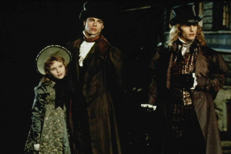 Kirsten Dunst, Brad Pitt, and Tom Cruise in 'Interview With a Vampire' 