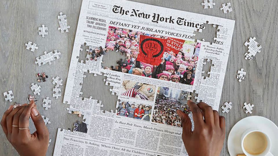 New York Times Custom Front Page Puzzle - Uncommon Goods