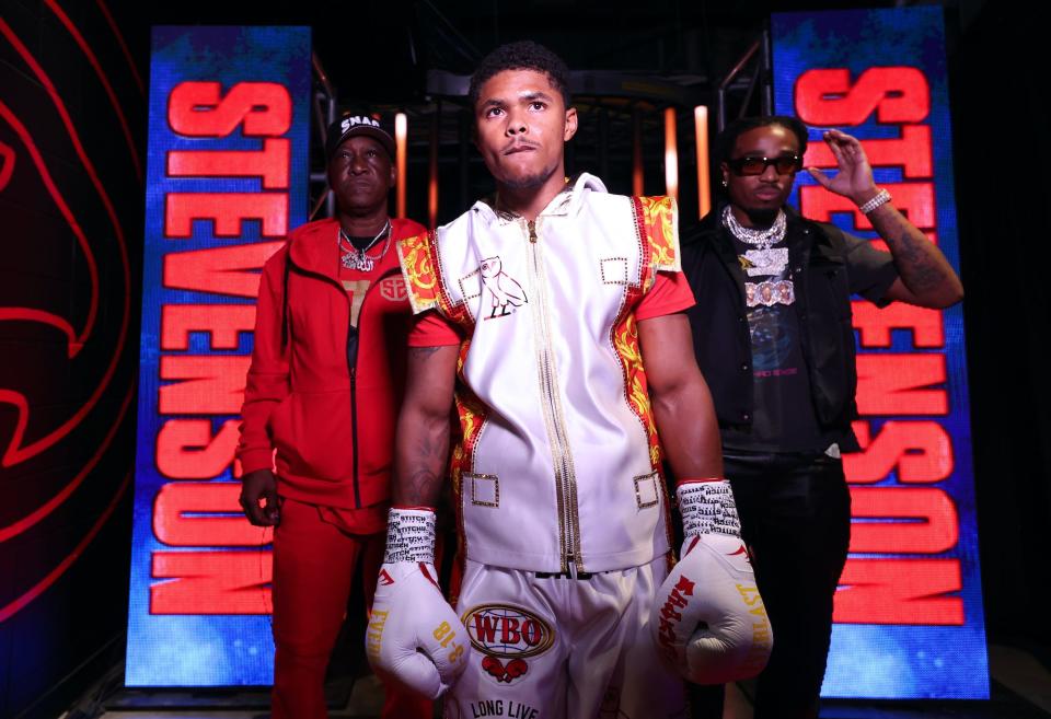 Shakur Stevenson says he's on a superstar trajectory in combat sports.