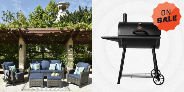 Lowe's sale has great deals on grills, patio furniture, grill