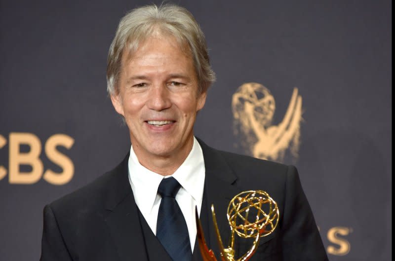 David E. Kelley appears backstage during the 69th annual Primetime Emmy Awards at Microsoft Theater in Los Angeles in 2017. File Photo by Christine Chew/UPI