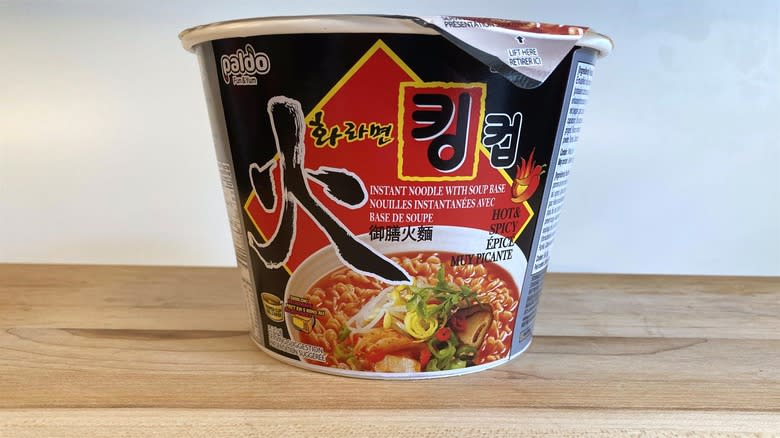 Paldo spicy instant ramen