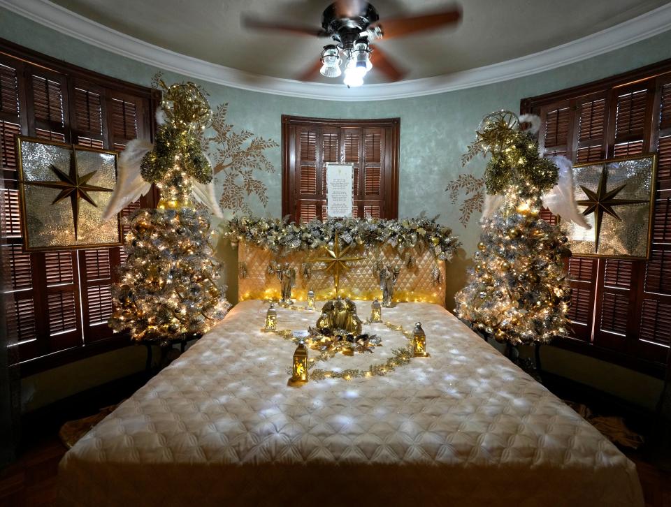 Pictured: A stop on the Stetson Mansion Christmas tour in DeLand on Dec. 5, 2023.