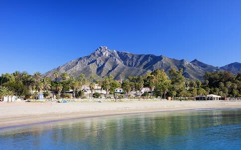 There is a stretch of sand to suit everyone in Marbella - Credit: AP