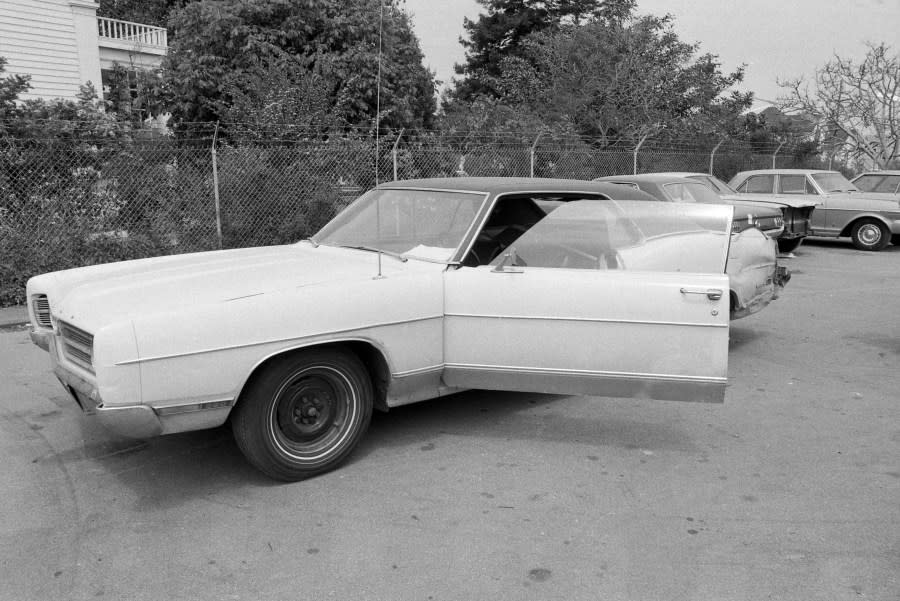 This car, belonging to mass murderer Edmund Emil Kemper III, was seized by Santa Cruz County Sheriff’s Office investigators on April 27, 1973. (Jerry Telfer /The San Francisco Chronicle via Getty Images)