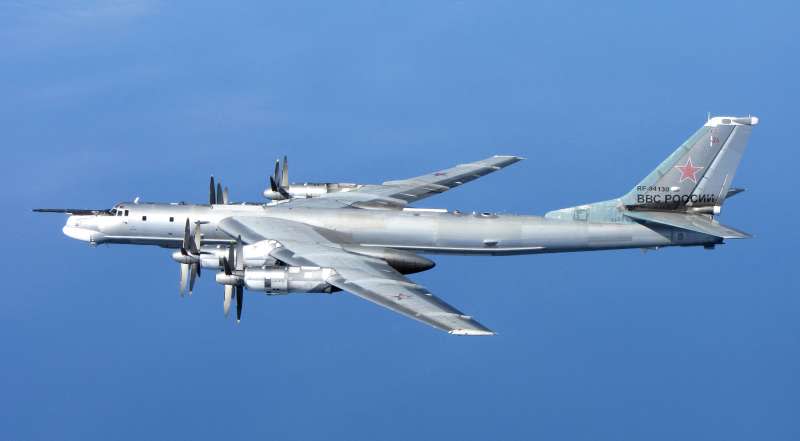 俄羅斯空軍圖─95（TU-95）轟炸機（RAF/MOD@Wikipedia / OGL v1.0）