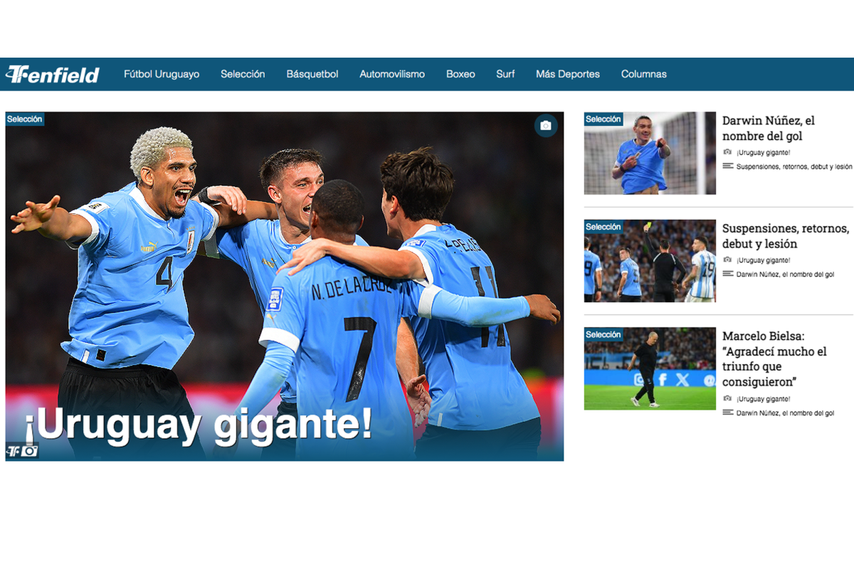 El triunfo de Uruguay ante Argentina: “Victoria histórica”, “obra perfecta”  y “enorme triunfo”, las repercusiones en la prensa