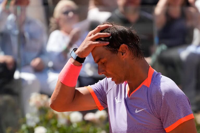 Por una lesión en el psoas, Nadal no pudo jugar Roland Garros el año pasado